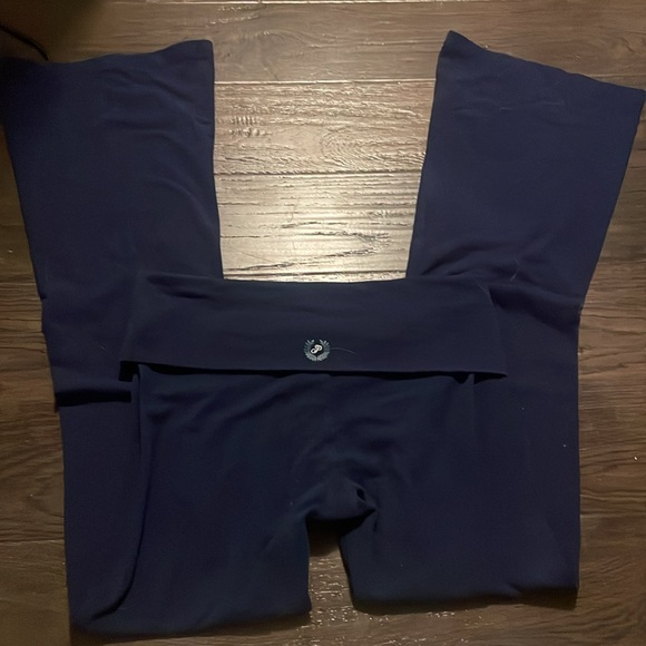 victoria secret pink fold over flare leggings - Picture 2 of 3